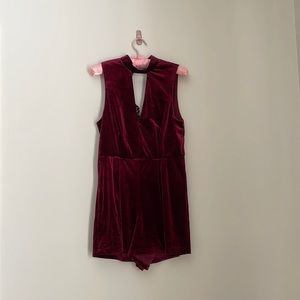 SALE 3 for $15 Red Velvet Romper